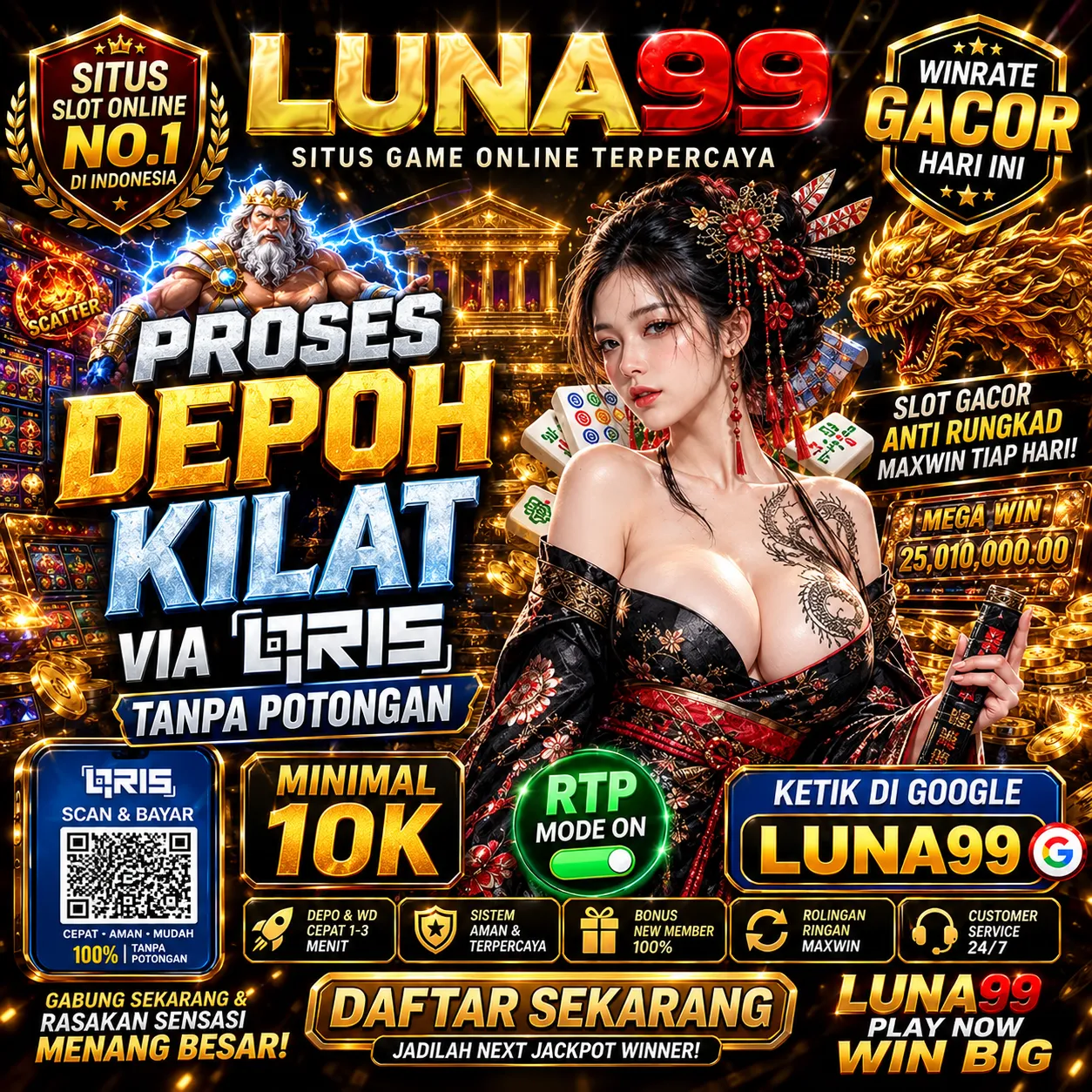 Luna99 : Situs Slot Game Online Asik Dengan Link Gacor Baru Yang Cuan Parah