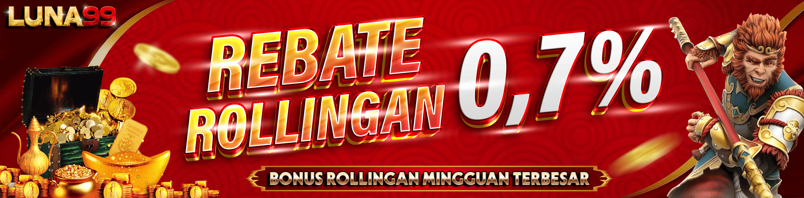 BONUS ROLLINGAN  REBATE MINGGUAN